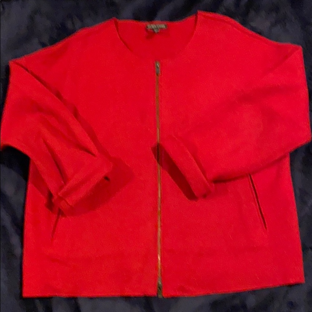 Eileen fisher boiled wool jacket